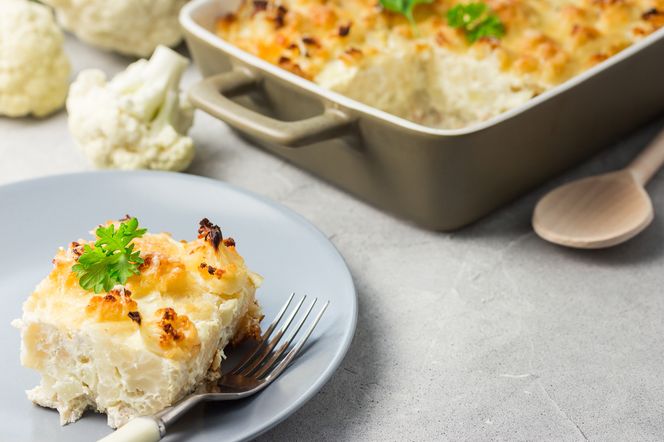 Zapiekanka z ziemniaków i kalafiora