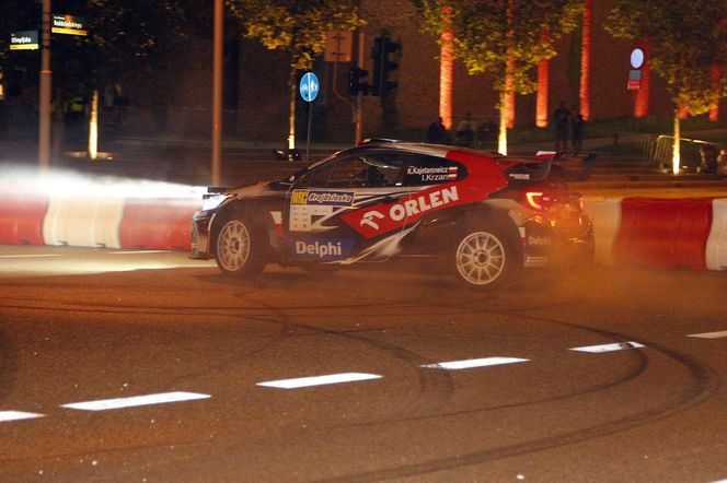 Rajd Śląska 2025. Nocny odcinek specjalny ulicami Katowic