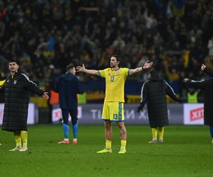 Transparenty na meczu Ukraina - Islandia