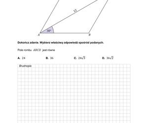 Arkusz maturalny z próbnej matematyki 2023