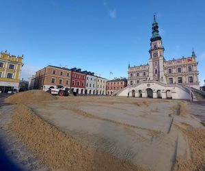 Budowa lodowiska w Zamościu