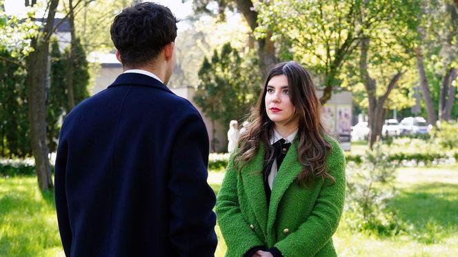 Barwy szczęścia, odc. 2896: Agata (Natalia Zambrzycka), Ignacy Kieliszewski (Olaf Staszkiewicz)