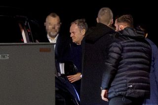 Taki humor miał Donald Tusk po meczu Litwa - Polska