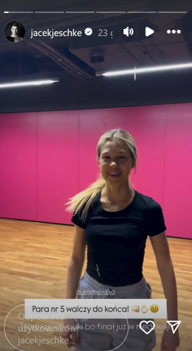 Maria Jeleniewska i Jacek Jeschke przed finałem "TzG"