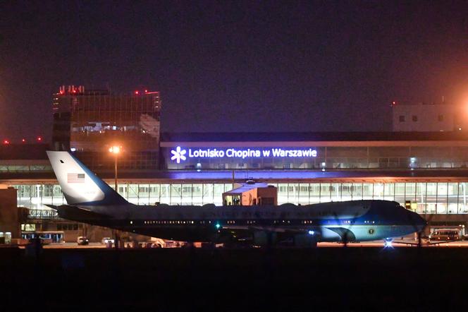 Samolot Air Force One na Lotnisku Chopina