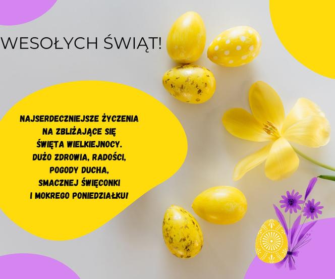 Kartka wielkanocna z życzeniami - wyślij ją komu tylko chcesz!