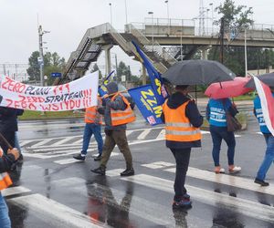 Strajk kolejarzy Bydgoszcz 28.07.25