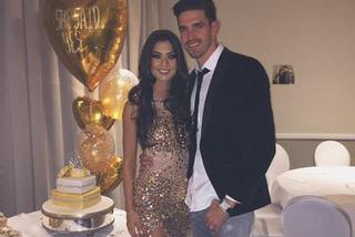 Kyle Lafferty z żoną Vanessą