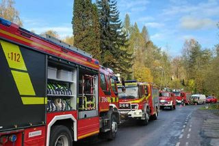 Tragiczny pożar w rozlewni wody. W środku znaleźli ciało 72-latka