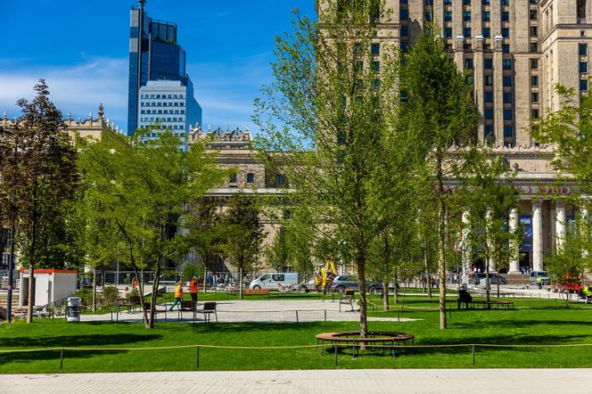 Plac Centralny Warszawa, sierpień 2025