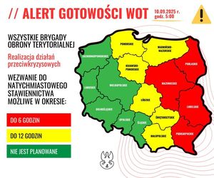 Wojska Obrony Terytorialnej postawione w stan gotowości! Chodzi o naruszenie polskiej przestrzeni powietrznej