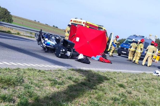 Wypadek na A1, motocyklista nie żyje. Kierowcy utknęli w potężnym, wielogodzinnym korku