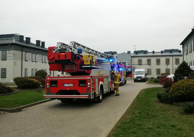 Ćwiczenia na terenie Aresztu Śledczego w Warszawie Służewcu