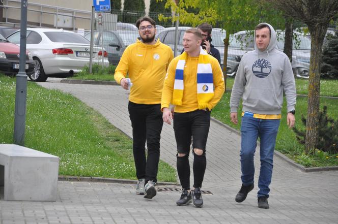 Kibice Industrii Kielce przed meczem z SC Magdeburg