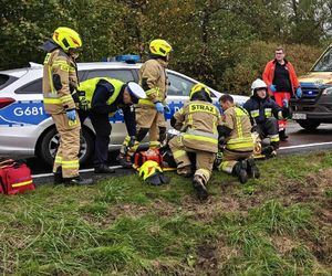 Pijany 19-latek rozbił golfa o betonowy przepust. Na pokładzie miał dwoje innych nastolatków