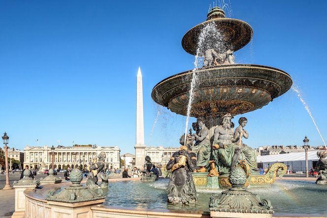 Jedna z 1200 fontann w Zurychu - Fontaine des Mers