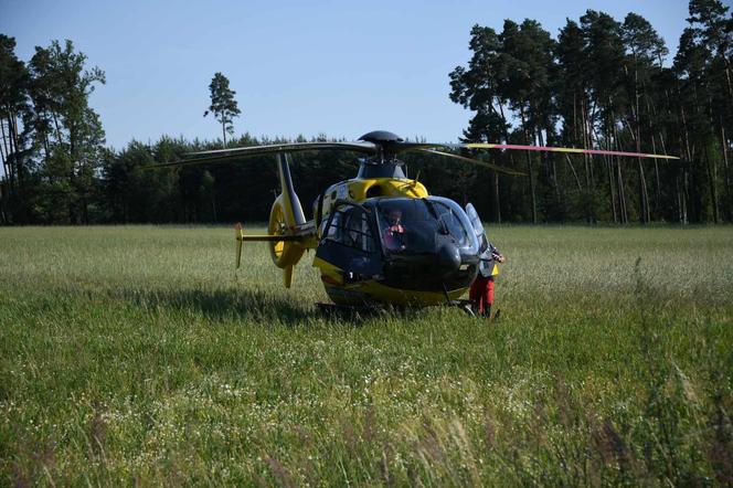 Wypadek pod Olesnem. Trzy osoby z pow. kłobuckiego poszkodowane