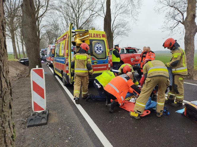 Poważny wypadek na trasie Radoszyn - Chociule pod Świebodzinem