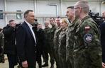 Andrzej Duda w Bazie Lotniczej w Amari