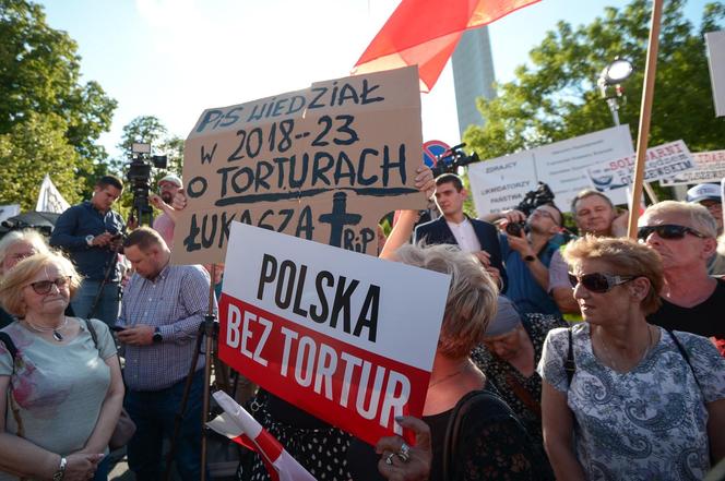 Protest pod Sejmem (9.07.2024)