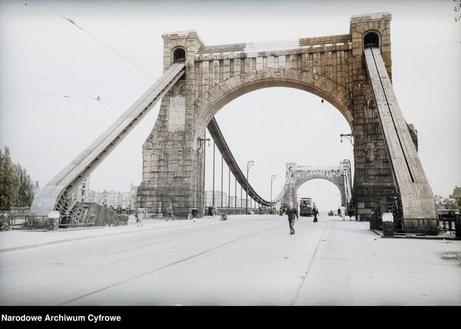 Most Grunwaldzki we Wrocławiu w 1948