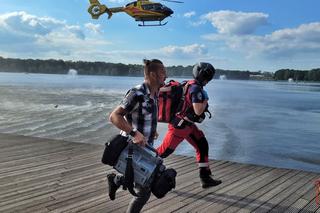 To był tylko jeden skok. Koszmarny wypadek w Paprocanach. Lądował śmigłowiec LPR