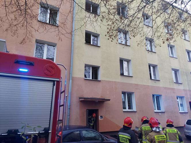 Pożar przy Żeromskiego w Starachowicach