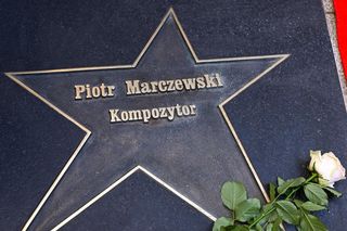 Piotr Marczewski w Łódzkiej Alei Gwiazd