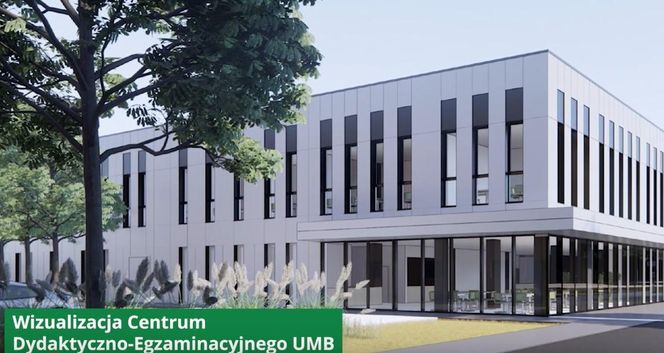 Wizualizacja Centrum Dydaktyczno-Egzamicyjnego UMB
