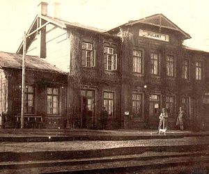 Dworce kolejowe w woj. lubelskim 100 lat temu