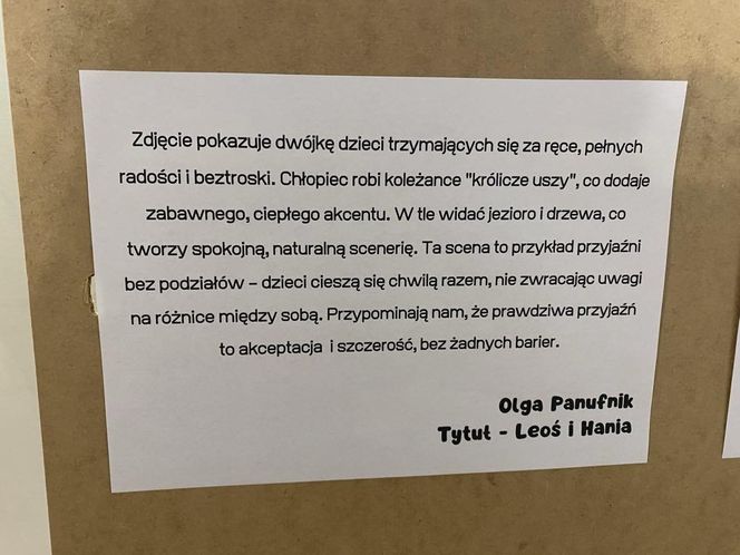 Laureaci konkursu fotograficznego „Przyjaźń bez barier” nagrodzeni