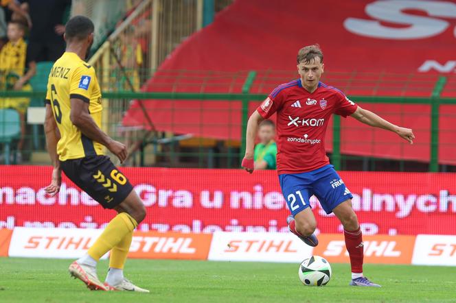 GKS Katowice zmierzył się z Rakowem Częstochowa. Kibice wypełnili trybuny