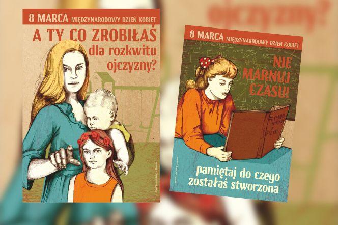 Prowokujace plakaty rozwieszone w Olsztynie na Dzień Kobiet. A ty co zrobiłaś dla rozkwitu ojczyzny? [ZDJĘCIA]