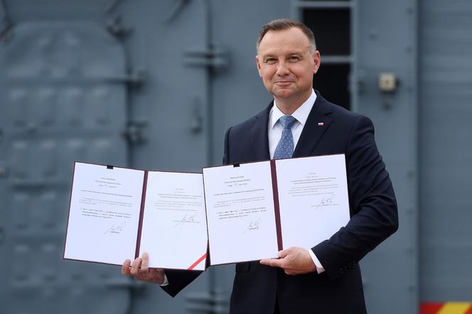 Prezydent Andrzej Duda w Gdyni