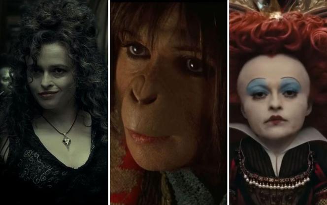 Helena Bonham Carter – Harry Potter i Książę Półkrwi (2009), Planeta Małp (2001), Alicja w Krainie Czarów (2010)