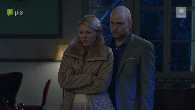 Pierwsza miłość odc. 2291. Ted (Sindre Sandemo), Jowita (Joanna Opozda)