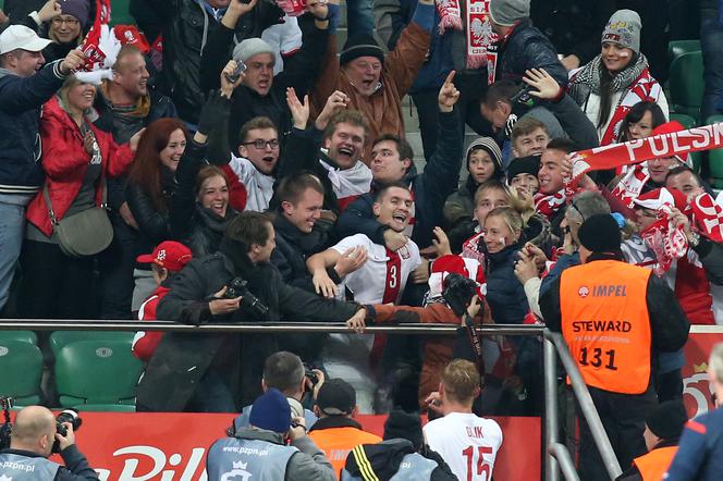 Artur Jędrzejczyk, z kibicami