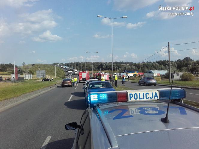 Jastrzębie-Zdrój: Śmiertelny wypadek motocyklisty [ZDJĘCIA]