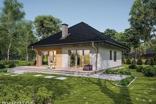 Projekt domu C444g Czterolistna koniczyna wariant VII - wizualizacje, plany, rysunek