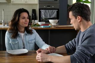 M jak miłość odc. 1676: Kasia Stawska (Paulina Lasota), Jakub Karski (Krzysztof Kwiatkowski)