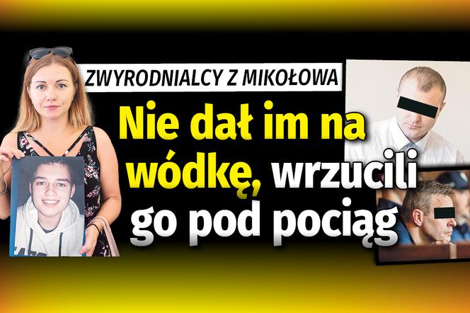 Nie dał im na wódkę, wrzucili go pod pociąg 