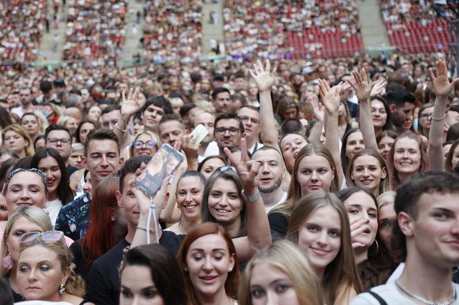 Koncert Jennifer Lopez w Warszawie (25.07.2025) - część druga. Organizatorem koncertu jest Prestige MJM