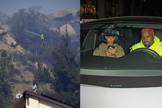 Pożary w Kalifornii: Kim Kardashian i Kanye West wynajęli PRYWATNYCH strażaków!