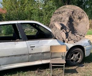 Nagle rozległ się potężny huk. Na Mazowszu doszło do wybuchu pocisku artyleryjskiego