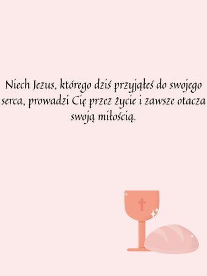 Dedykacja na komunię do książki