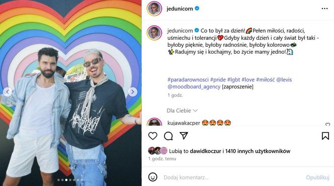 Parada równości 2025: Jędrzej Urbański Bruno