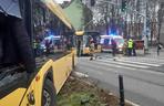 Zderzenie dwóch autobusów na skrzyżowaniu w Gliwicach