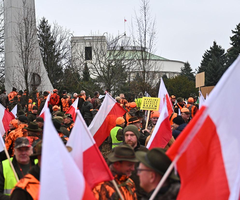 Protest rolników i Solidarności 10 maja w Warszawie