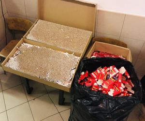 Policjanci znaleźli 8600 sztuk nielegalnych papierosów