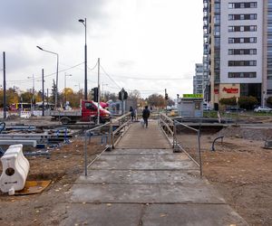 Budowa tramwaju na Stegny w Warszawie